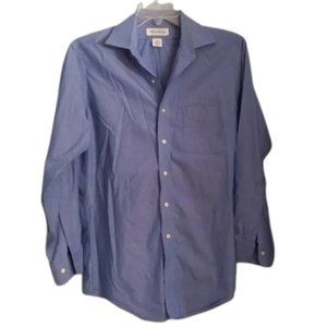 Brooks Brothers Dress Shirt 15/33 Long Sleeve Blue No Iron